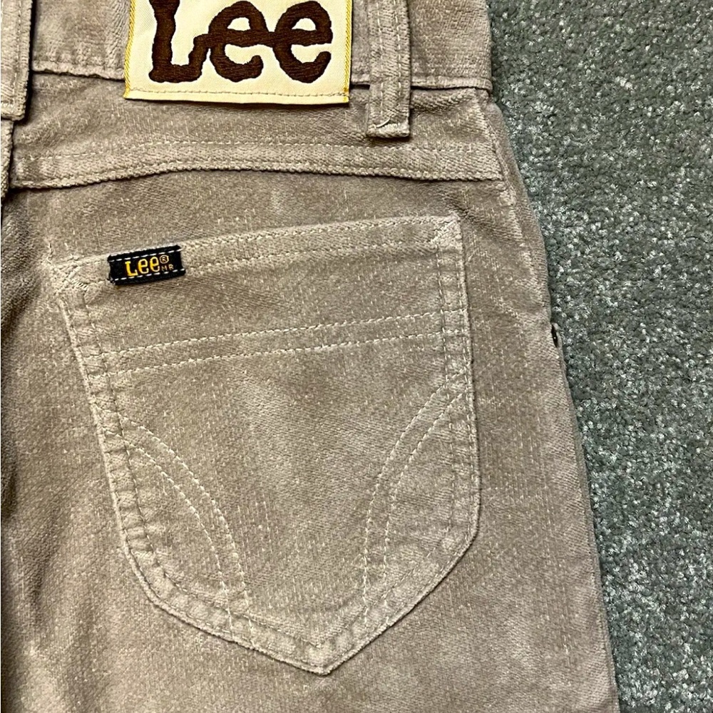 Vintage LEE High Waist Velvet Corduroy Jeans, Juniors size 9, or 26x34